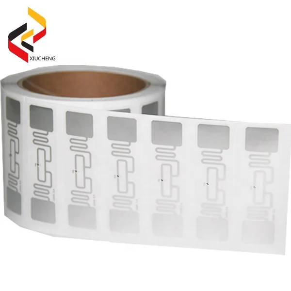 Low Frequency 125KHz Round RFID Paper Sticker Tag with Copper Coil Antenna