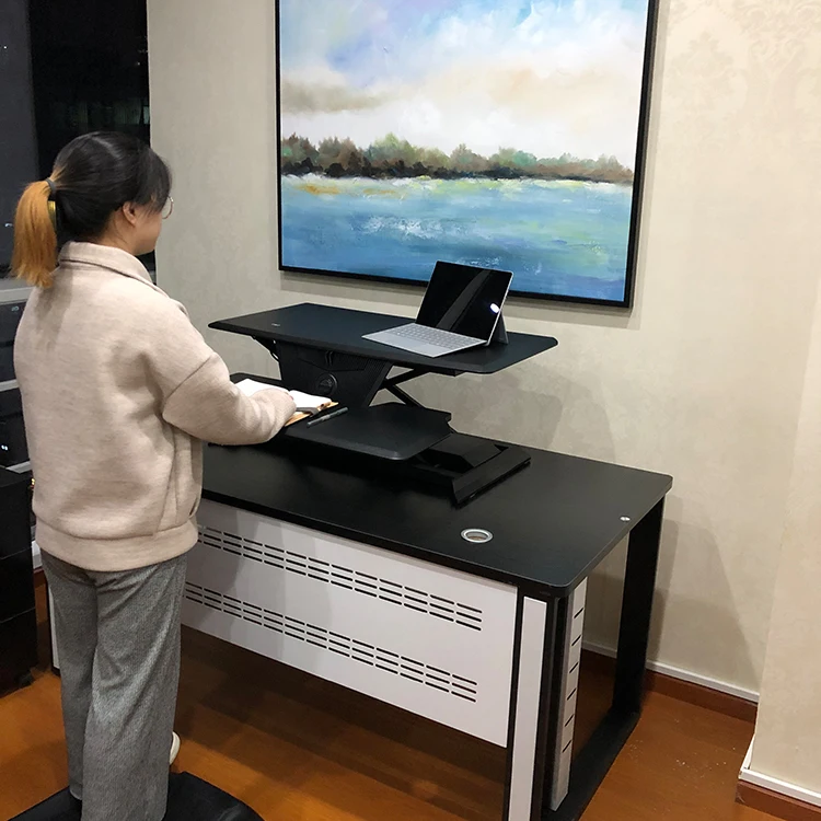 First Rate Factory Price Promotional Electric Height Adjustable Table Standing Desk