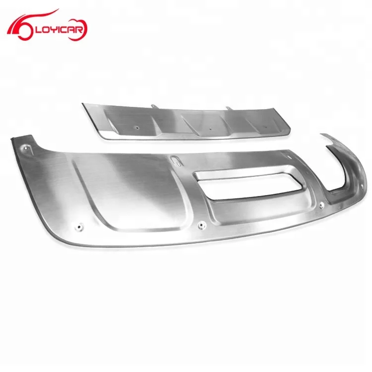 
 Защита двигателя из нержавеющей стали, передняя и задняя противоскользящая пластина для Audi Q3  