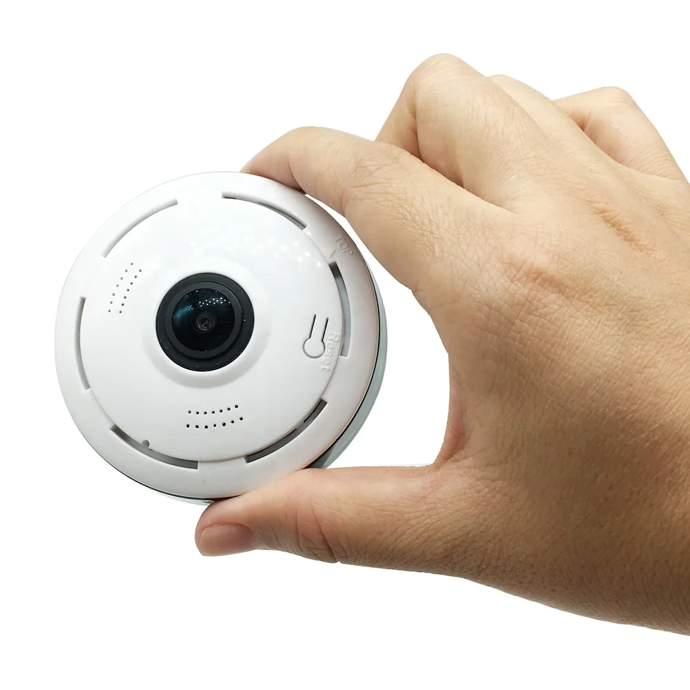 mini wifi 1080P 360 degree fish eye panoramic 2MP PTZ IP cam wireless video surveillance camera