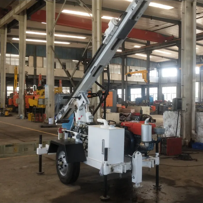Deep water well drilling rig machine with mud pumps for water well drilling