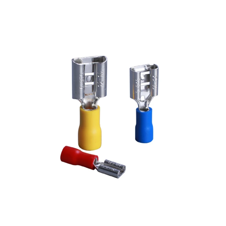High quality brass durable PVC Insulated female disconnectors/faston terminal