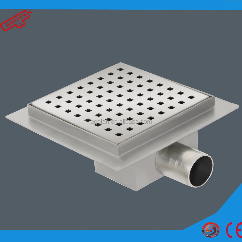 Rectangular Shower Drain Filter Balcony Floor Flexible Channel Linear Drain