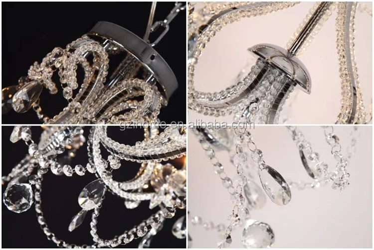 Candlestick crystal chandeliers modern water drop crystal drops for chandeliers