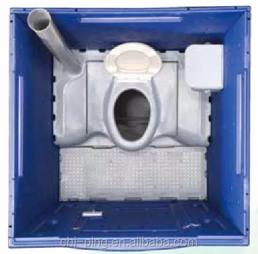 Standard mobile public restroom with hygiene facilities portable toilet