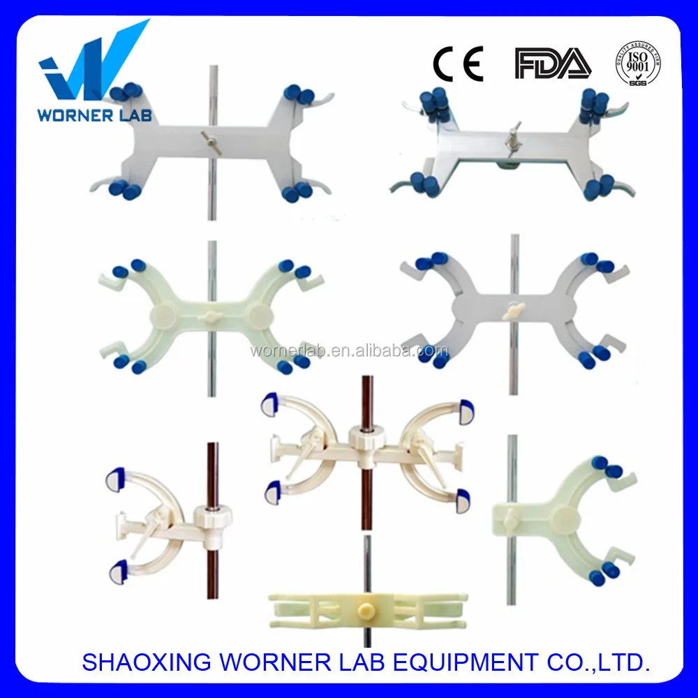 H Type Cast Iron Lab Retort Stand
