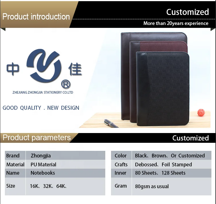 
Portfolio With Power Bank police leather envelope portfolio folder with tri-fold 
