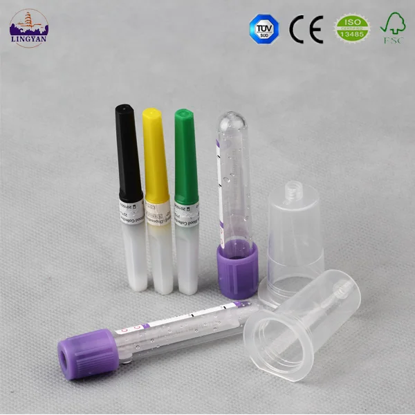 
Blood collection Tube EDTA K3, 2 ml, non vacuum 100,000-200,000 tube, ISO13485, FSC require 