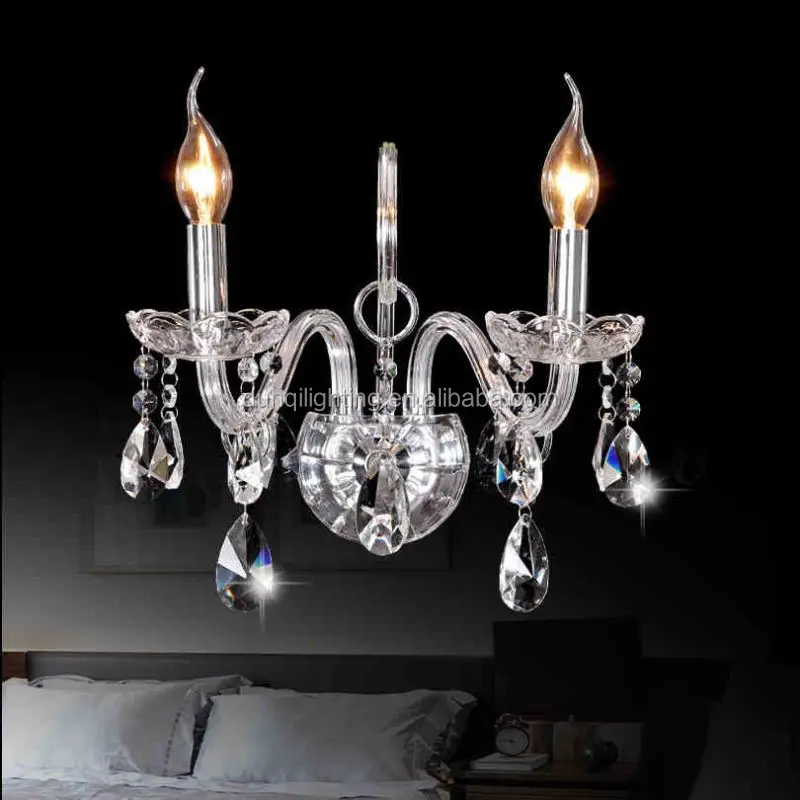 Modern Crystal Wall Sconce Crystal & Wall Lamps For Weddings