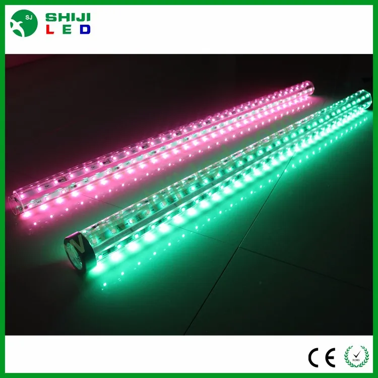 Programmable rgb led pixel light bar 1903 for bumper car 360 degree lighting tube dc12v 5v