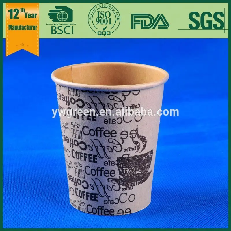 восстановленный крафт бумажный стаканчик с крышкой, кофейные чашки с лицами,