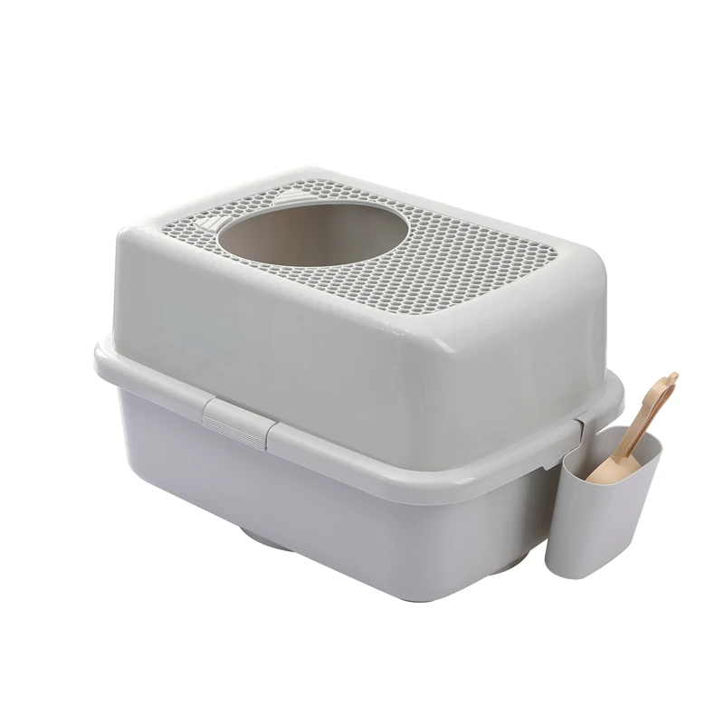 Hot sale on Alibaba plastic cat toilet litter tray