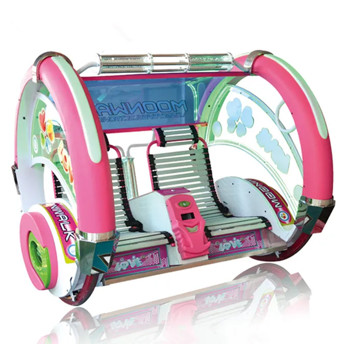 Cheap price kids ride games moonwalks happy car happy car amusement park ride game machine