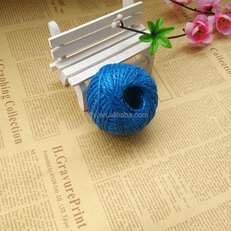 2017 NEW 2mm Soft 50M Gift box String Rope Floral Craft Wedding Tags Wrap Decor natural jute Twine rope