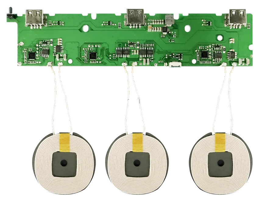 Фабрика OEM ODM 1 Катушка 10 Вт беспроводной быстро зарядное устройство Модуль PCBA