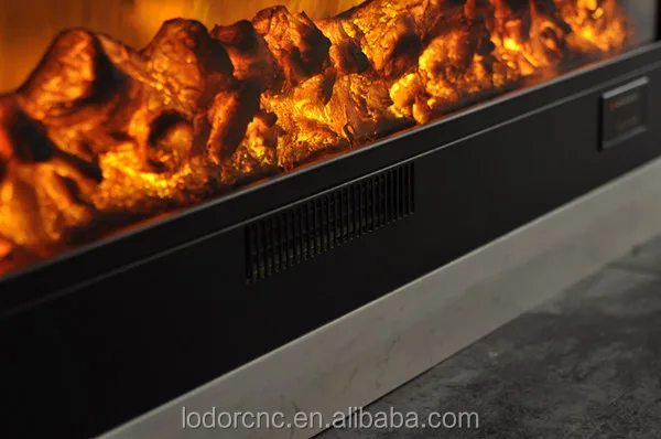 1500mm recessed /embedded  electric generator fire place as TV stand