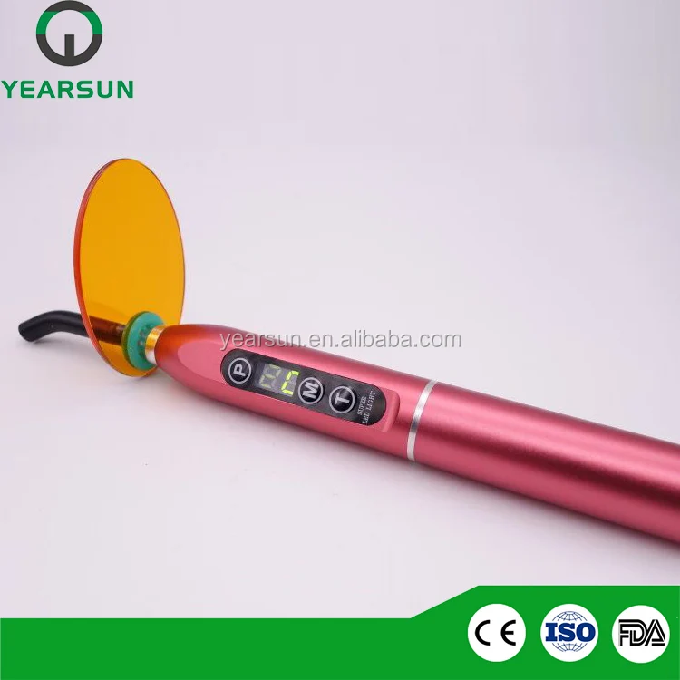 rose color ,5W dental curing light lamp for clinlic and lab,made in china yearmoon