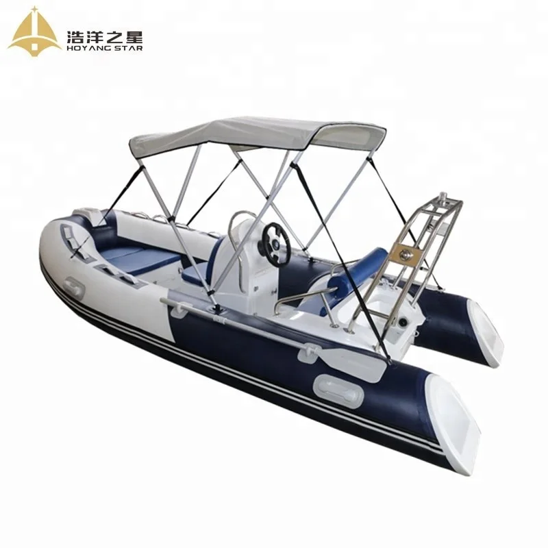 3.9m  6 people hypalon fiberglass inflatable boats fiberglass fishing inflatable rib rib boat with engine for sale