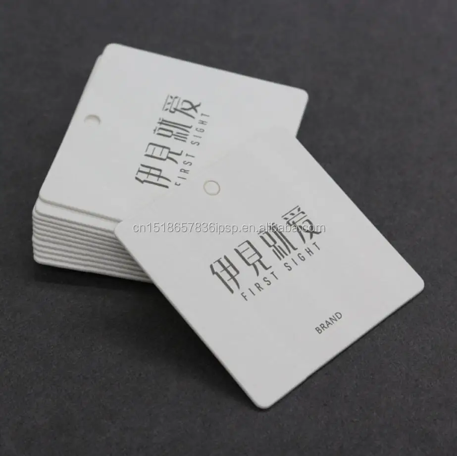 
 fast delivery cute design business hang tags wholesale  