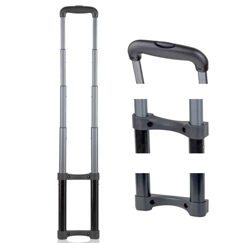 Aluminium Suitcase Accessories Luggage Draw Bar Luggage Trolley Handle  for Business Case