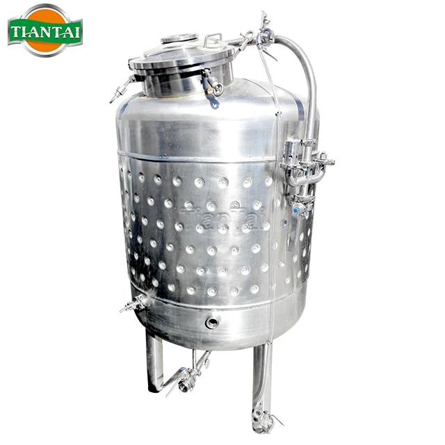 2000l коммерческое оборудование для производства вина из нержавеющей стали яркий пивной резервуар ферментный винного