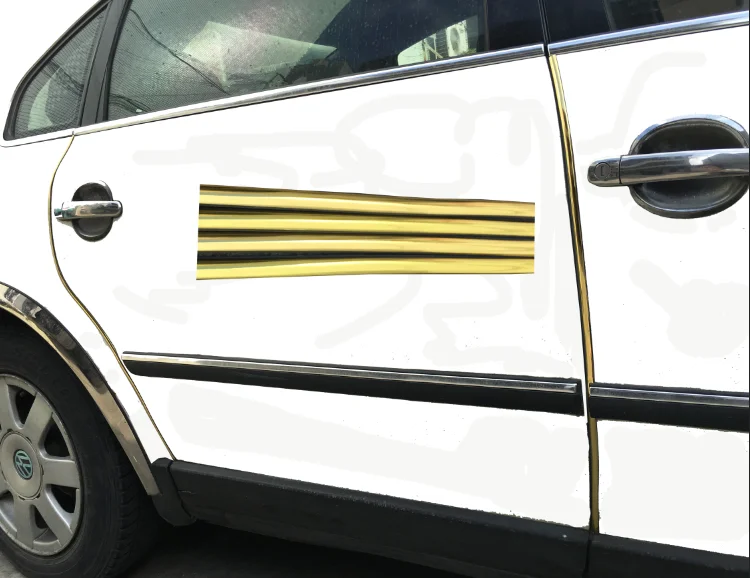 
chrome edge trim Product Name PVC chrome edge trim 