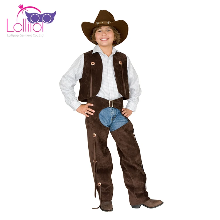 Wholesale cowboy costume party kids cowboy dress up costumes
