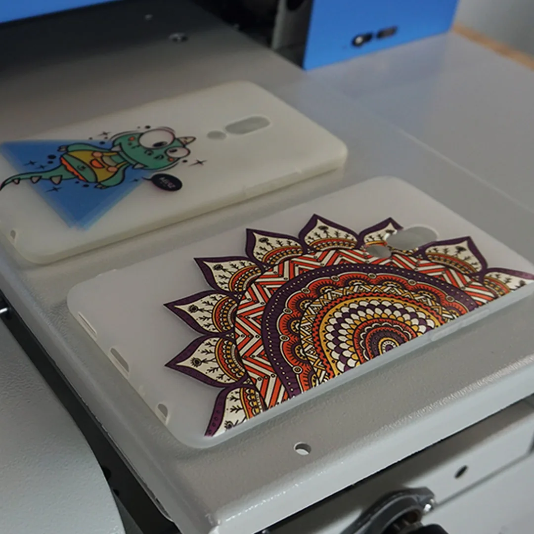 
Small format phone case printing automatic a4 size uv flatbed printer 