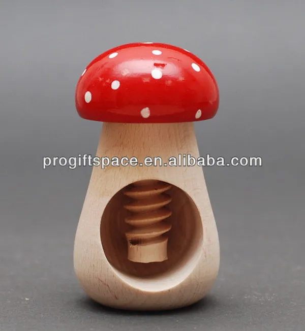 
 Популярный новый продукт 2018 экологически чистый деревянный орех крекер гриб дизайнерские игрушки для детей Сделано в Китае  