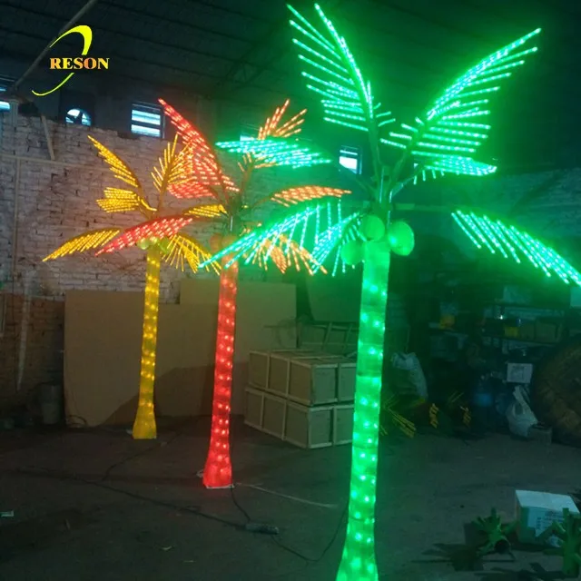 Outdoor landscape lighting street garden decoration led palm tree light
