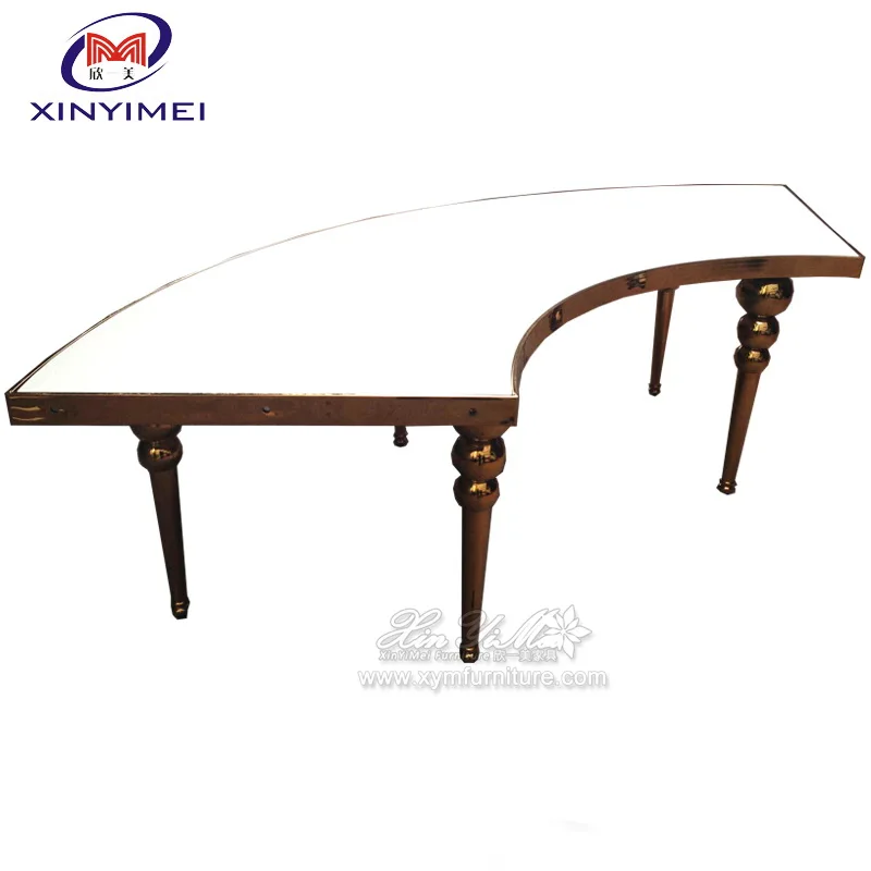Wedding Dining Table Luxury Home Furniture Rose Gold MDF Top and Stainless Steel Modern Frame Extendable 5pcs More Than 5 Years