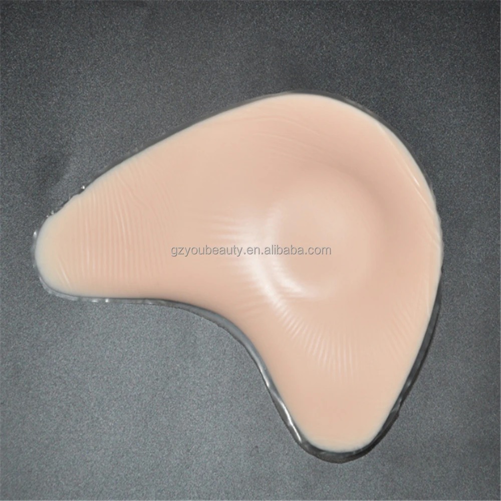 Factory price silicone fake breast bra with shoulder straps for mastectomy
