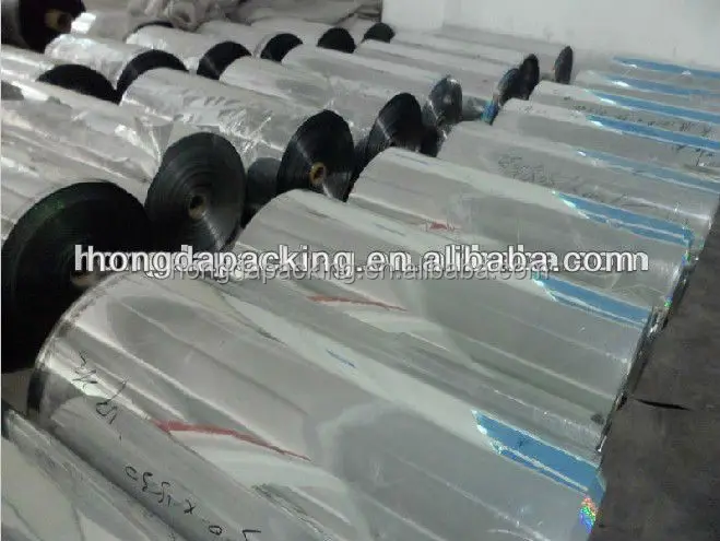 metallized cpp film 25 micron,bopp film 20 micron one side heat sealable corona treated bopp silver metalized 20 micron