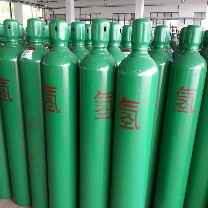 Storage tanks/ high pressure gas cylinders can be filled with hydrogen