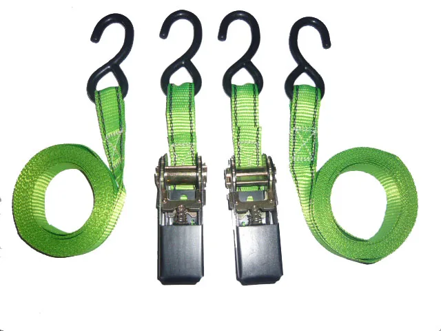 ratchet tie down straps 4 pack 15ft 1500lbs load capacity