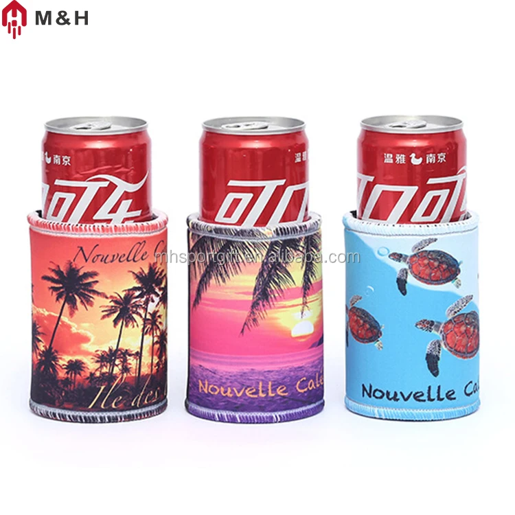 
OEM quality sublimation stubby holder stubby cooler with stitched on top and bottom 