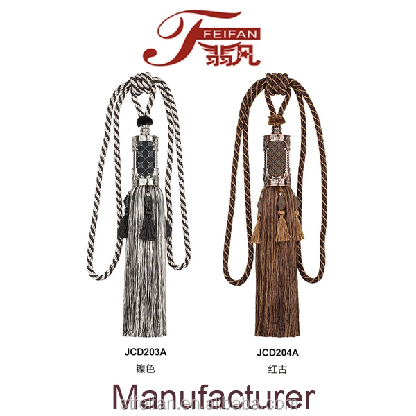 jarcar curtain hook tassels for curtains cotton tassel window accessories tieback tassels