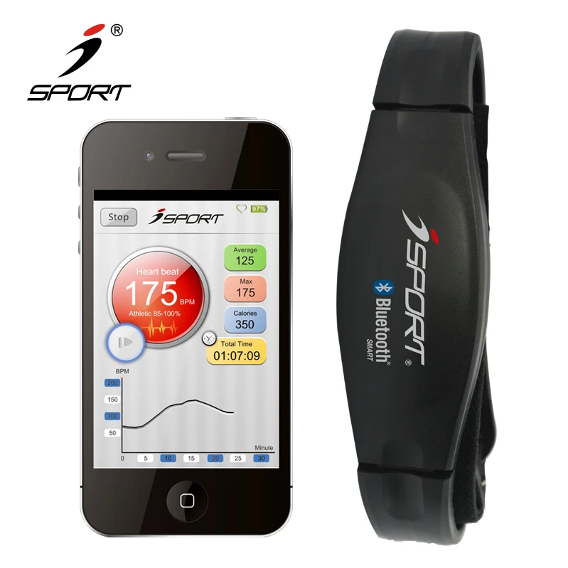 
2.4G Sports Heart Rate Monitor Cheat Strap Waterproof Calculate Calorie Consumption 