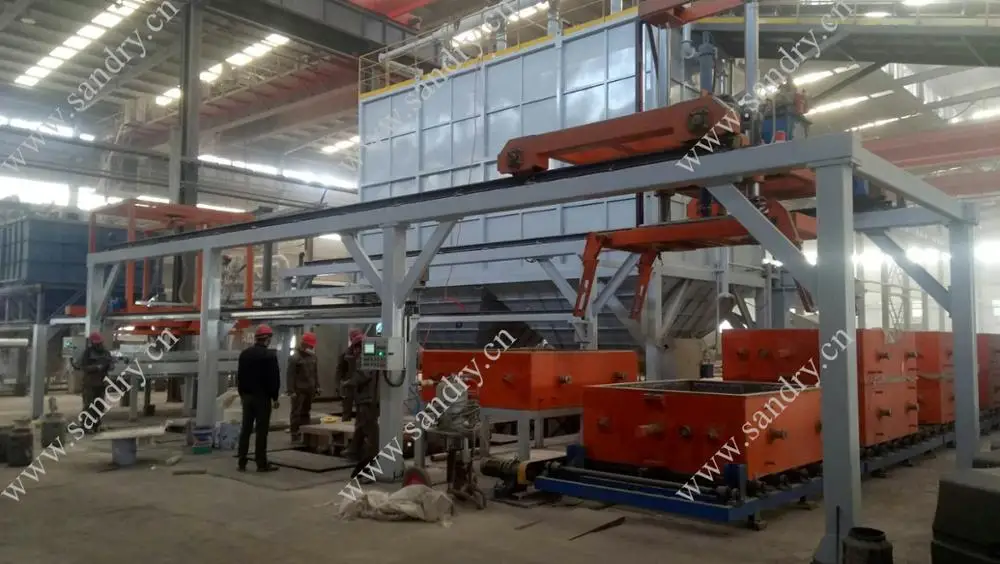 
High efficiency VPC V process molding line 
