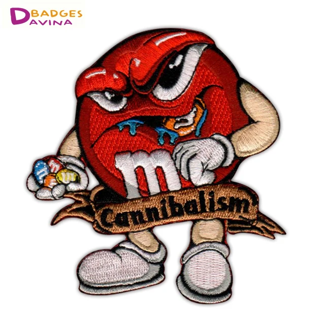 
custom bear clothing iron on embroidered patches 