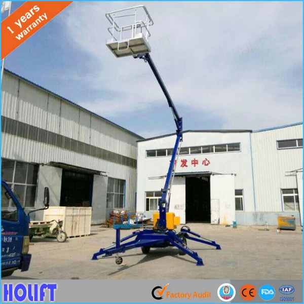 2017 best selling Farming used cherry picker portable lifter boom lift platform of high quality