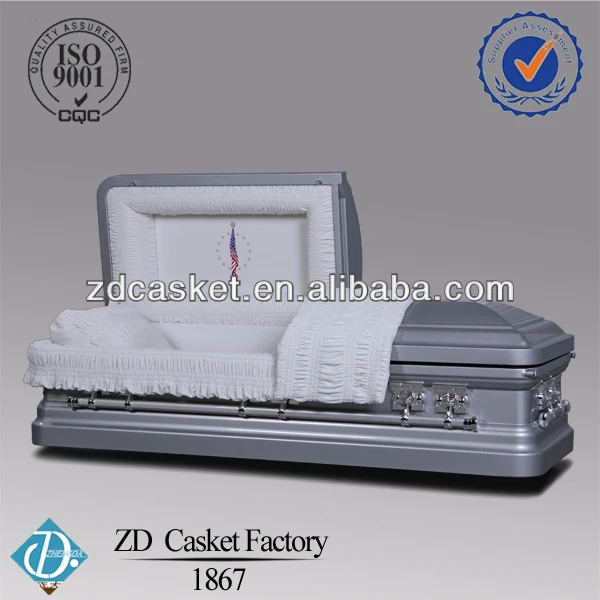 High quality cheapest price funeral steel metal casket for sale(1867)