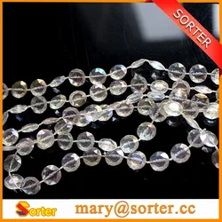 Сортировочная пластиковая Акриловая Гирлянда из бисера, занавеска, свадебное украшение