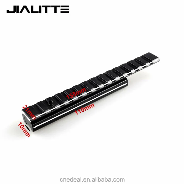 Jialitte air gun hunting rail 11mm dovetail rail to Conversion adapter 20mm Picatinny Weaver Rail mount