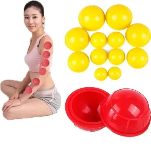 
12 Cups Silicone Medical Vacuum Massage Cupping Hijama 