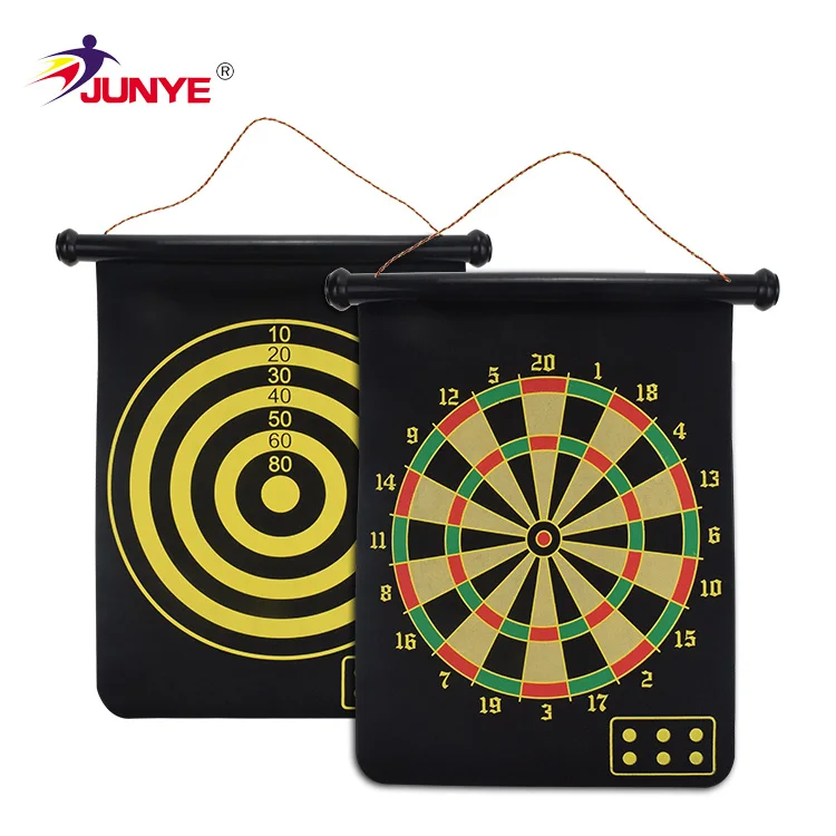 Junye 38*32CM Soft Tip Kids Magnet Dart Board Set with 4 Darts Magnet Dartboard Professional Color Box JYJ004-89 >8 Years 500pcs