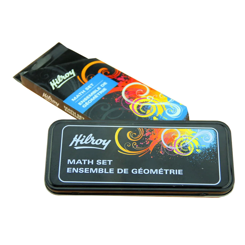 9pcs math set good quality, mathematical instruments, geometry box mathematics set