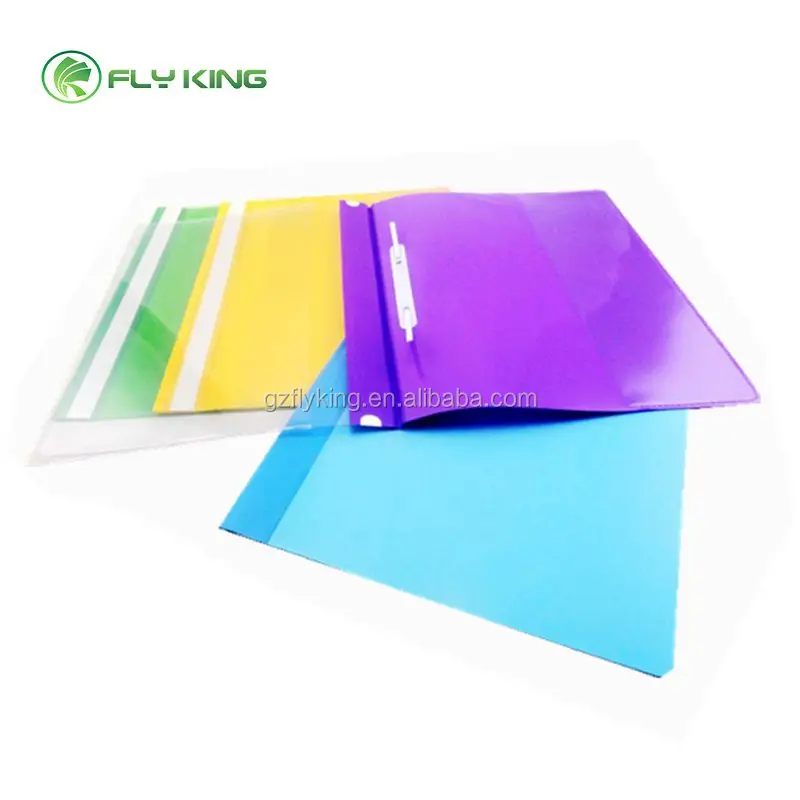
Office Document File Holder A4 PP Clear Plastic Report File Cover Folder With Fastener 