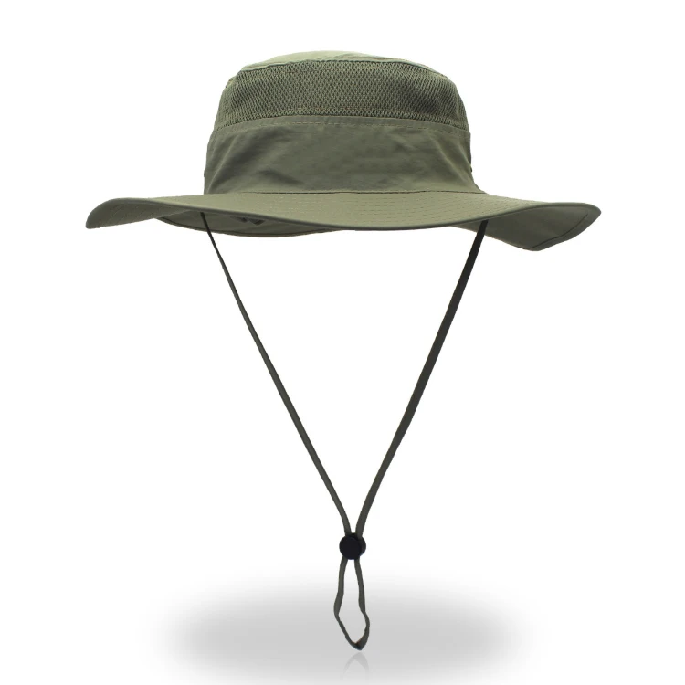 oversized bucket hat with string custom
