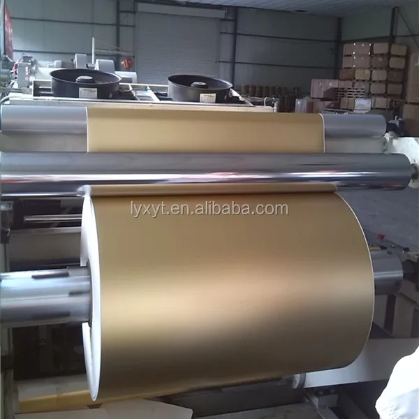 Металлический картон с ПЭТ покрытием/золотой серебряный картон